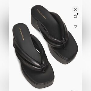 DRIES VAN NOTEN Leather platform sandals size 40 SOLD OUT